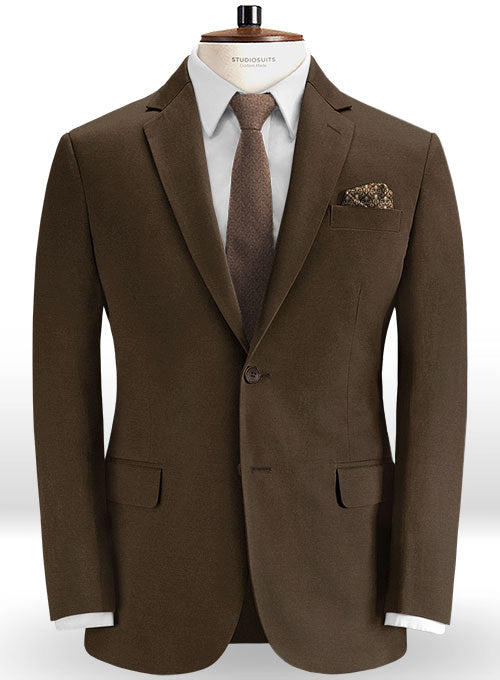 Forest Brown Chino Jacket - StudioSuits