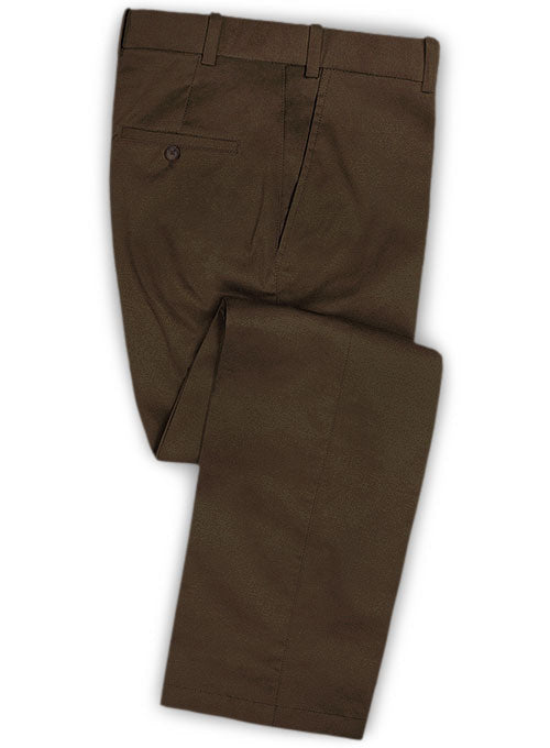 Forest Brown Chino Pants - StudioSuits