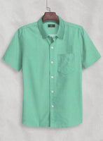 Fern Green Luxury Twill Shirt - StudioSuits