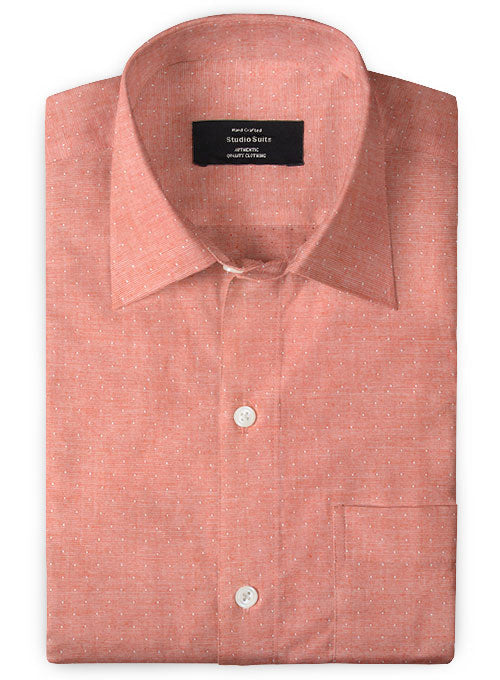 Giza Fazer Pink Cotton Shirt