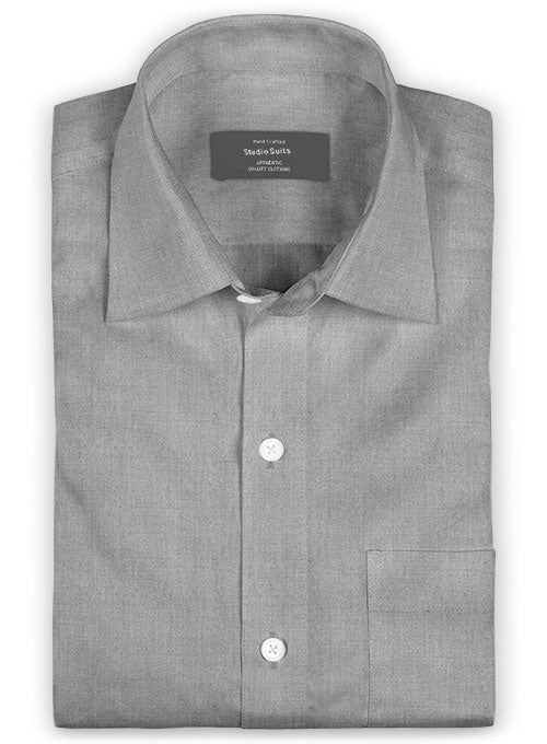 Giza Gray Cotton Shirt