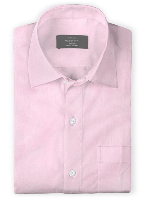 Giza Light Pink Cotton Shirt – StudioSuits