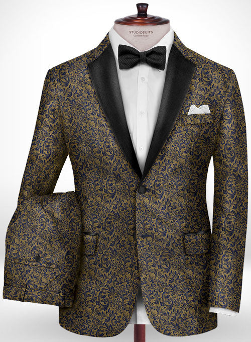 Graffiti Inesta Wool Tuxedo Suit - StudioSuits