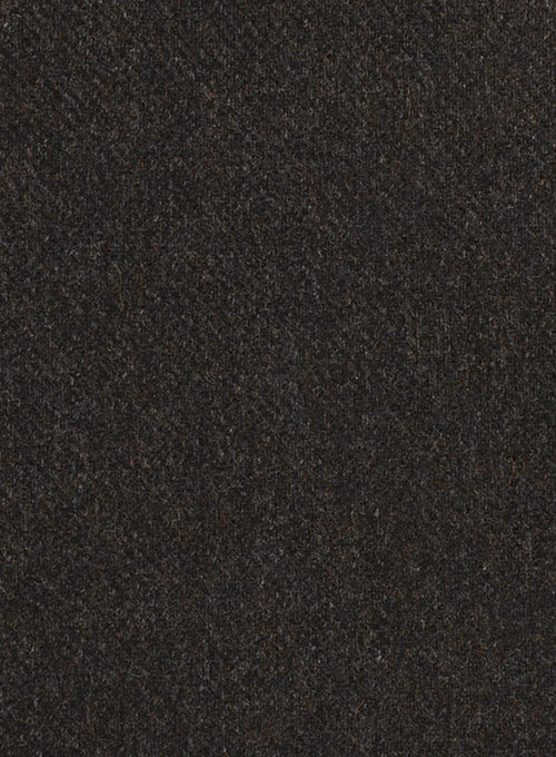 Gray Brown Heavy Tweed Jacket - StudioSuits