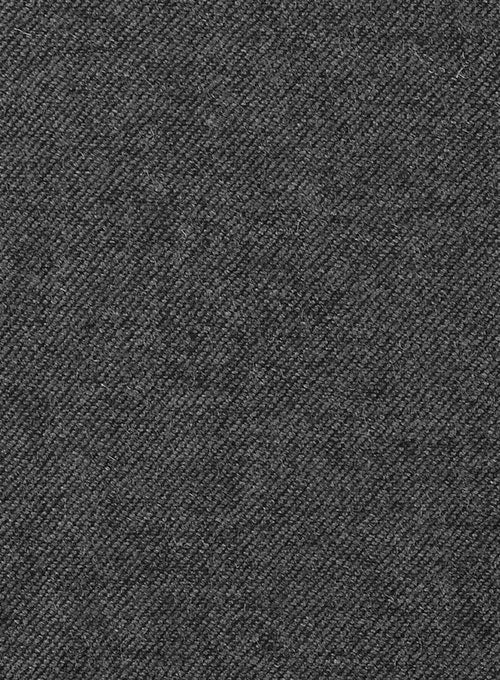 Gray Denim Tweed Pants - StudioSuits