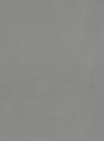 Gray Feather Cotton Canvas Stretch Pants - StudioSuits