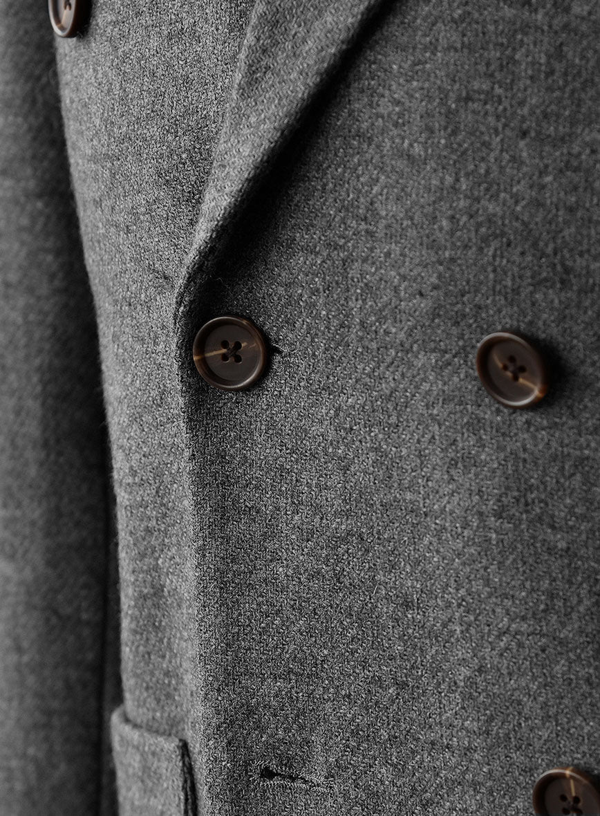 Gray Heavy Tweed Jacket II - StudioSuits