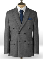 Gray Heavy Tweed Suit - StudioSuits