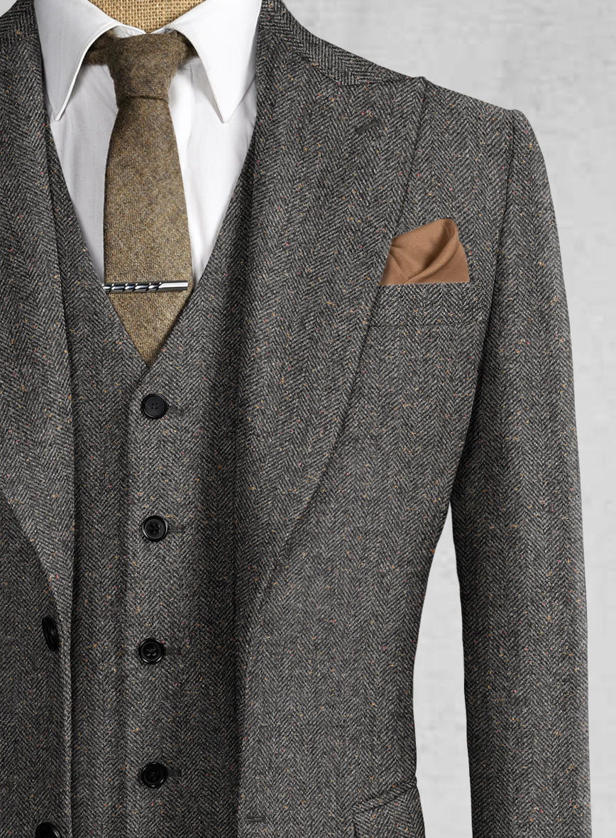 Thomas Shelby Peaky Blinders Gray Tweed Suit - StudioSuits