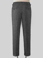 Gray Highland Tweed Trousers - StudioSuits