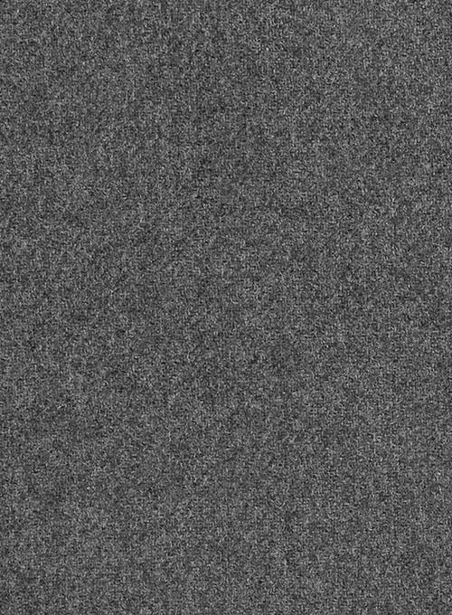 Gray Heavy Tweed Pea Coat - StudioSuits