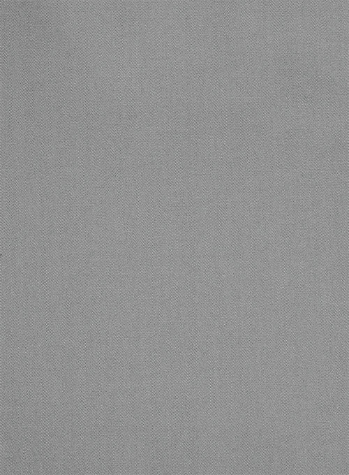 Gray Stretch Twill Shirt - StudioSuits