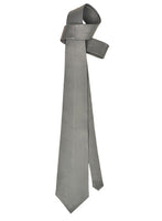 Gray Leather Tie - StudioSuits