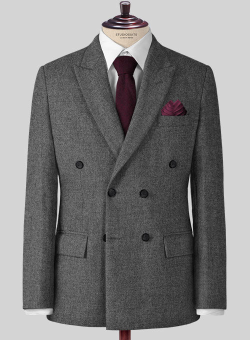 Gray Tweed Jacket - StudioSuits
