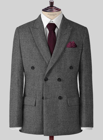 Gray Tweed Suit - StudioSuits