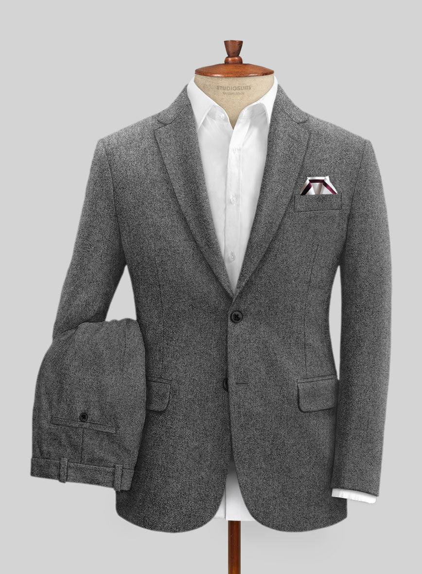 Gray Tweed Suit - StudioSuits