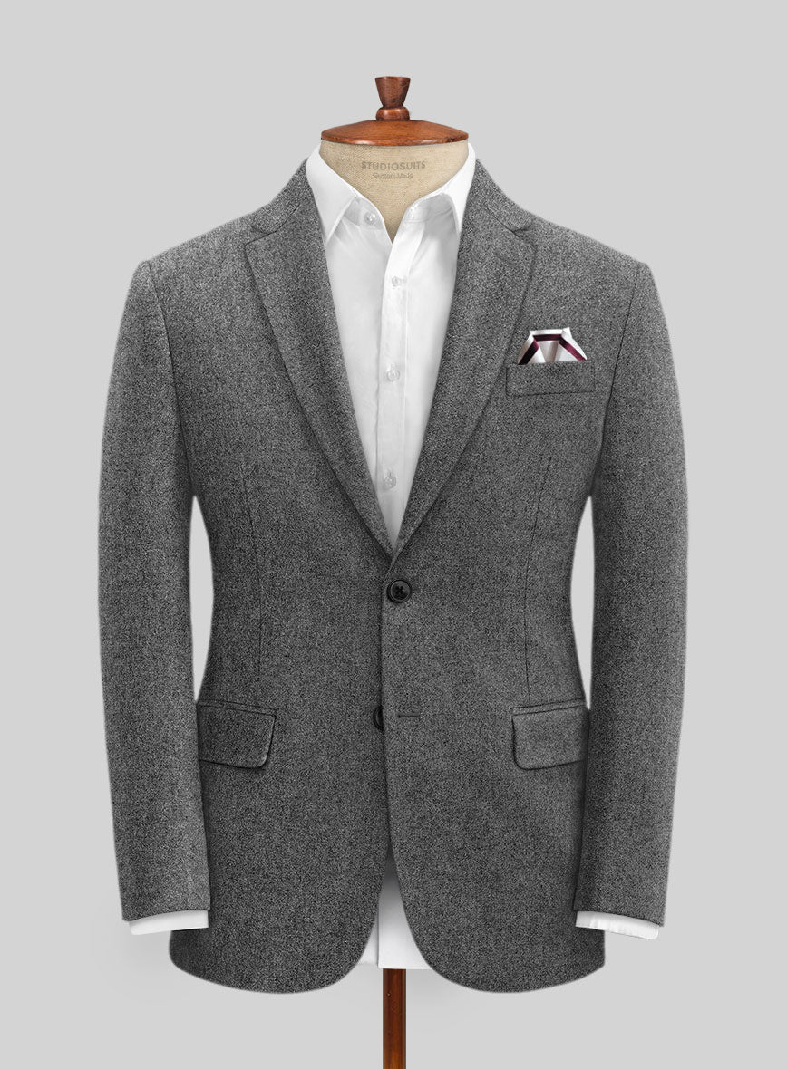 Gray Tweed Suit - StudioSuits