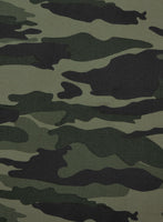 Green Stretch Camo Pants - StudioSuits