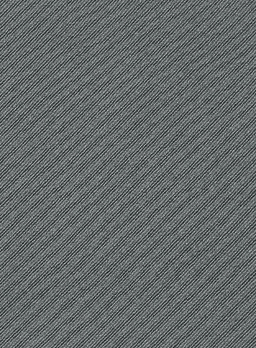 Gray Cotton Power Stretch Chino Jacket - StudioSuits