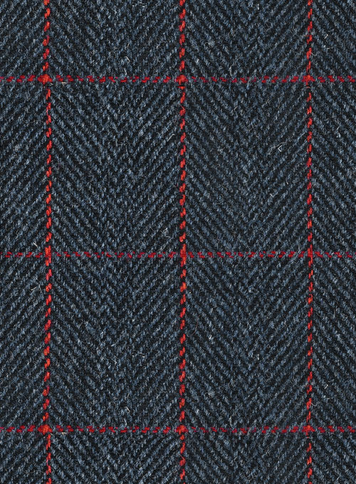 Harris Tweed Blue Checks Jacket - StudioSuits