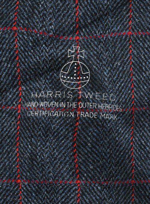 Harris Tweed Blue Checks Jacket - StudioSuits