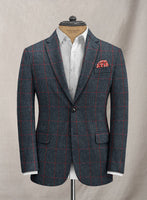 Harris Tweed Blue Checks Suit - StudioSuits