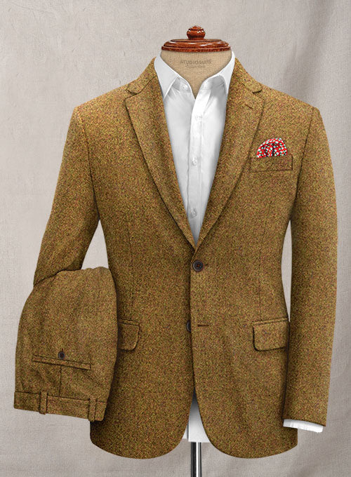 Harris Tweed Kelso Brown Suit - StudioSuits