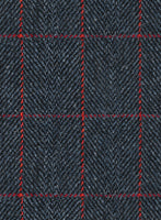 Harris Tweed Blue Checks Pants - StudioSuits