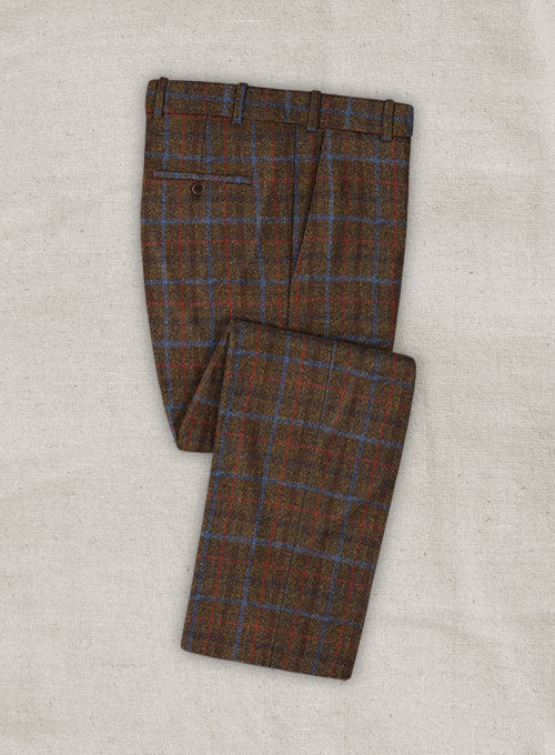 Harris Tweed Brown Checks Suit - StudioSuits
