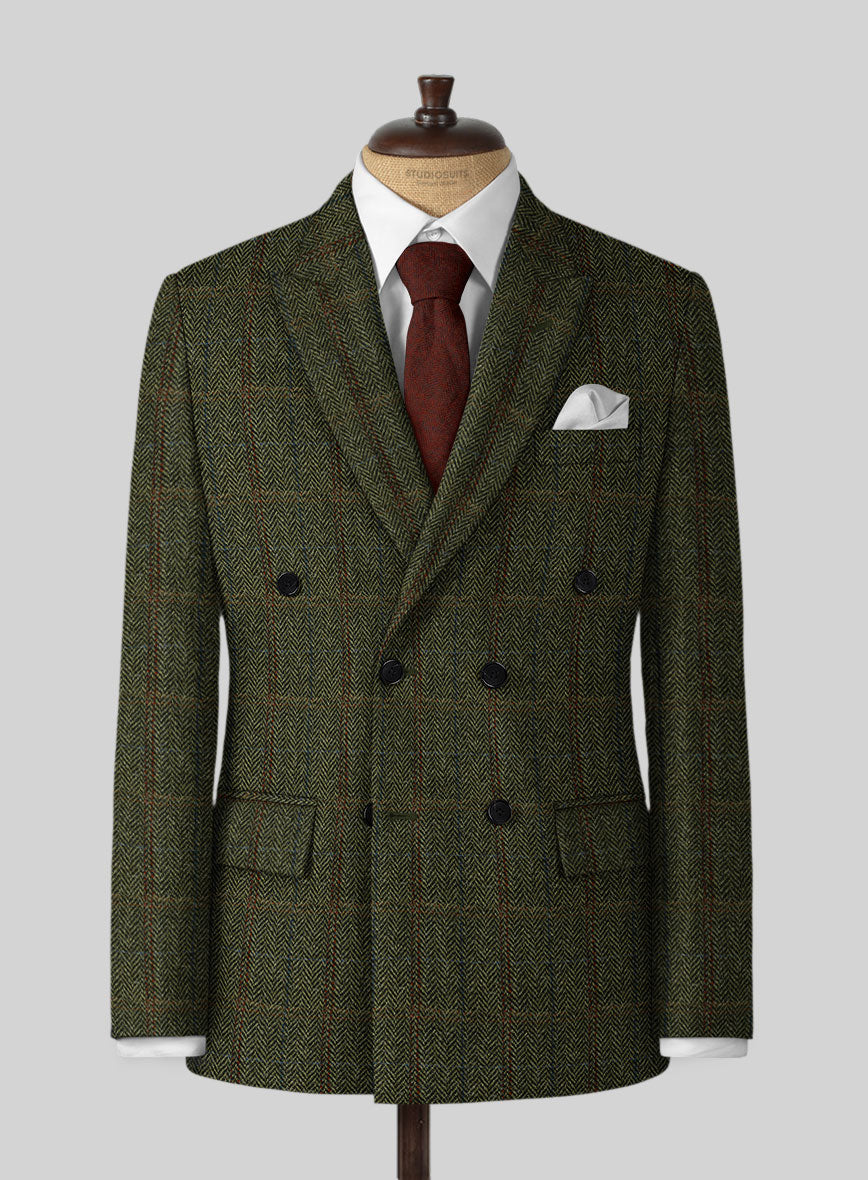 Harris Tweed Country Green Jacket - StudioSuits