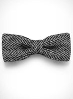 Harris Tweed Bow - Gray Herringbone - StudioSuits