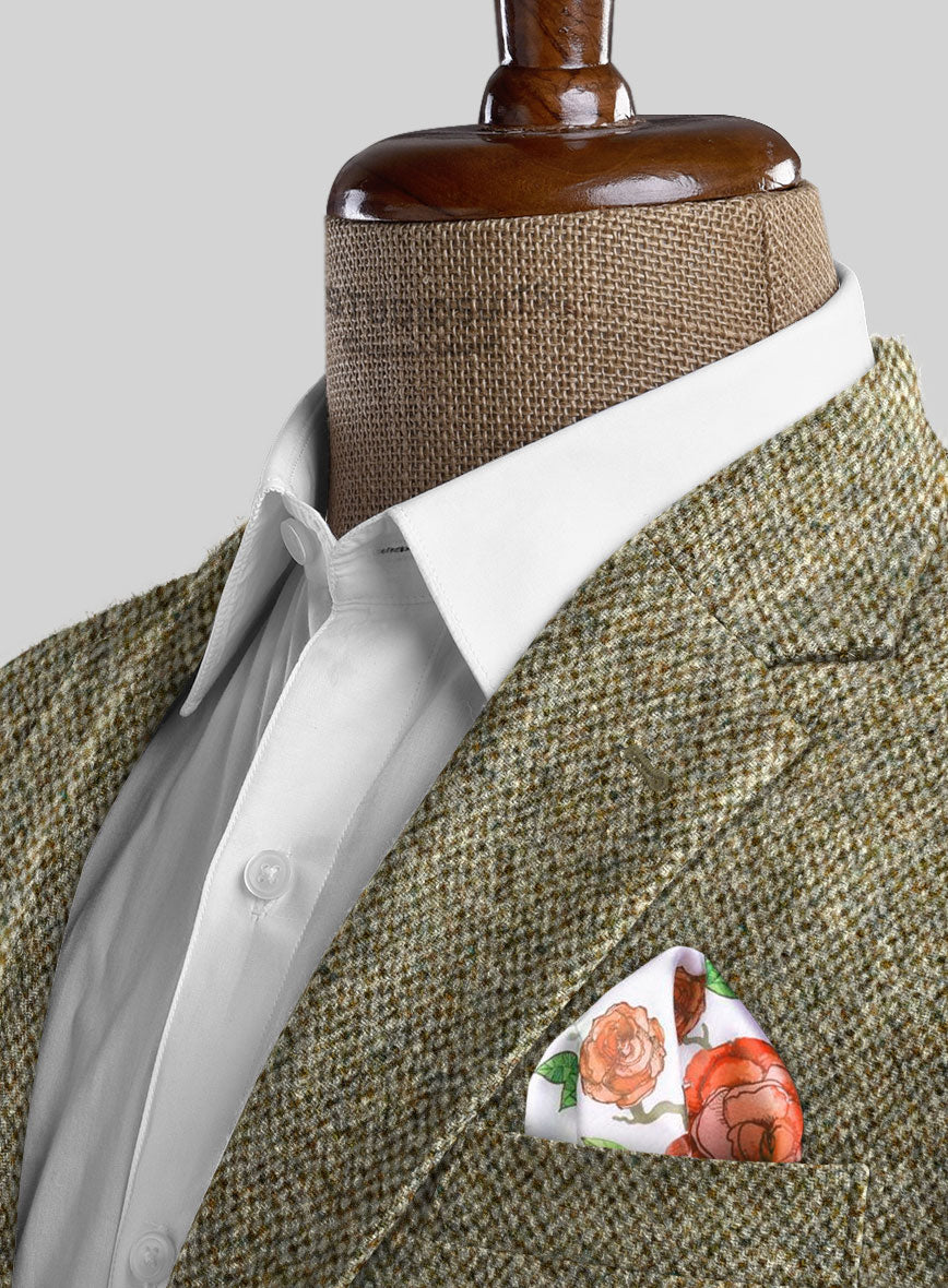 Harris Tweed Barley Brown Jacket - StudioSuits