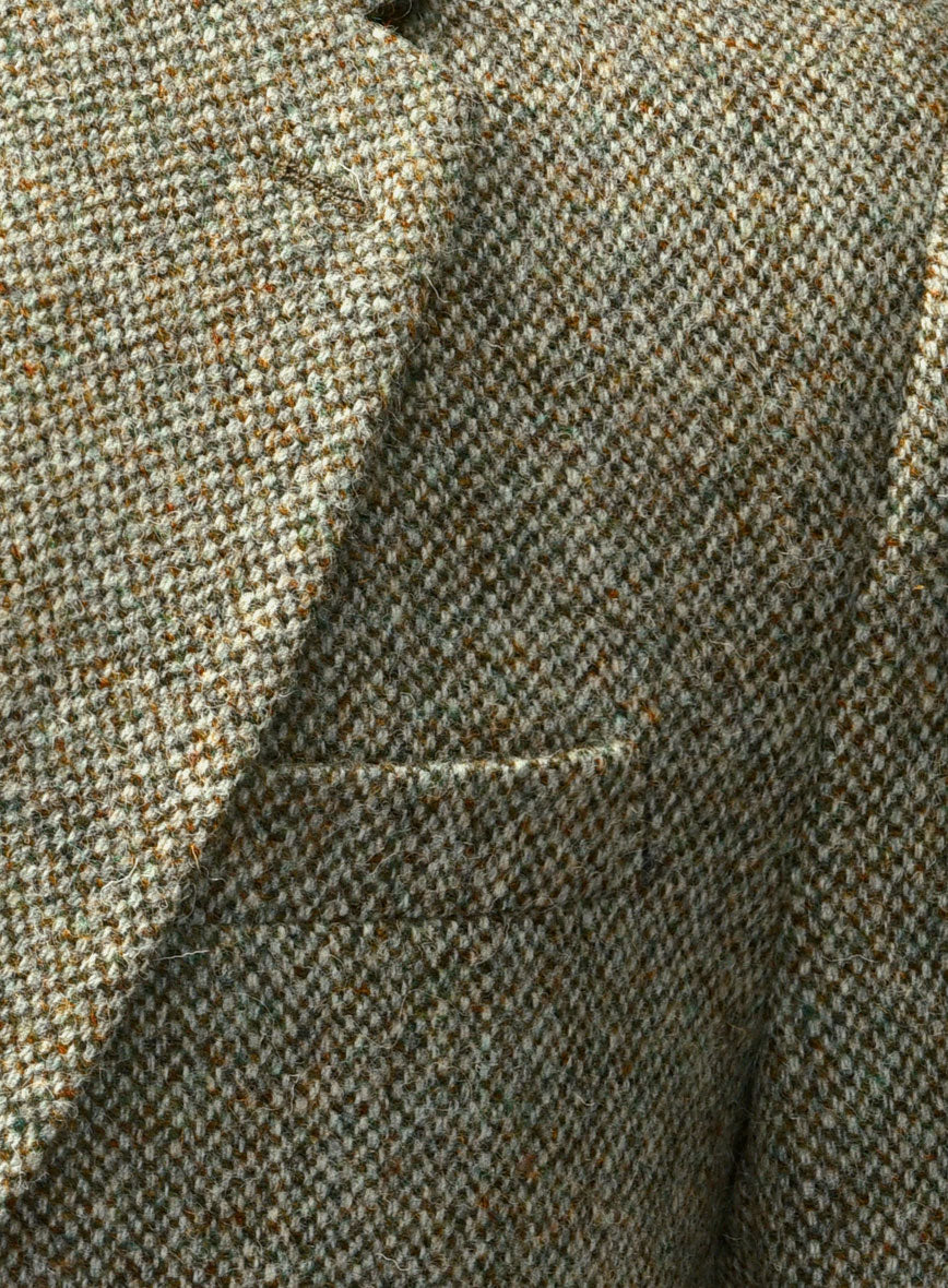 Harris Tweed Hebridean Brown Herringbone Jacket – StudioSuits