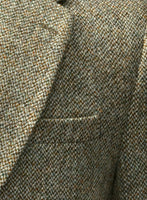 Harris Tweed Barley Brown Jacket - StudioSuits