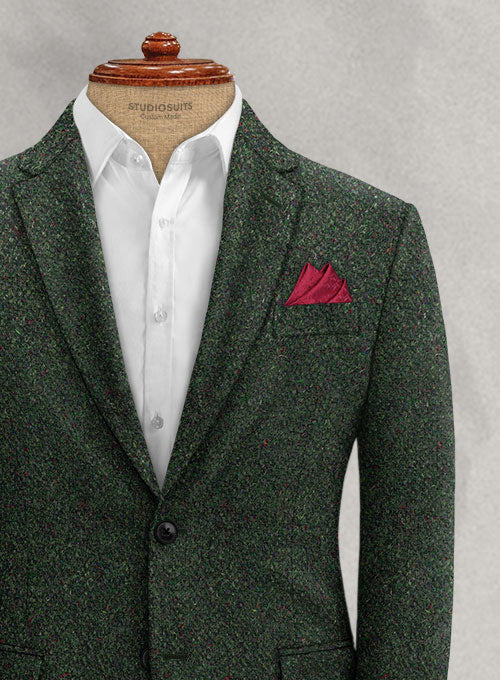 Harris Tweed Barley Green Jacket - StudioSuits