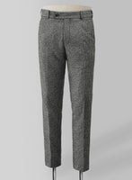 Harris Tweed Gray Chevron Pants - StudioSuits