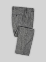 Harris Tweed Gray Chevron Pants - StudioSuits