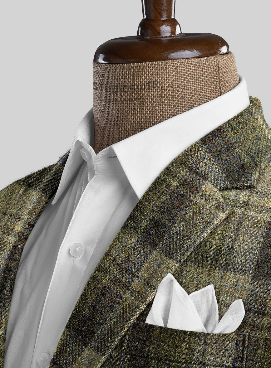 Harris Tweed Green Tartan Jacket - StudioSuits