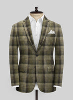 Harris Tweed Green Tartan Jacket - StudioSuits