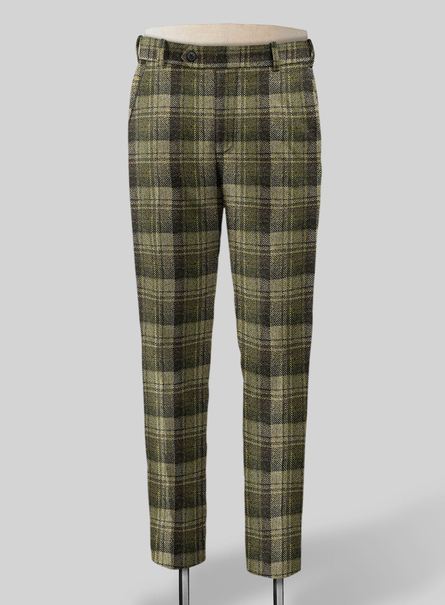 Harris Tweed Green Tartan Suit - StudioSuits