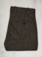 Harris Tweed Melange Brown Pants - StudioSuits