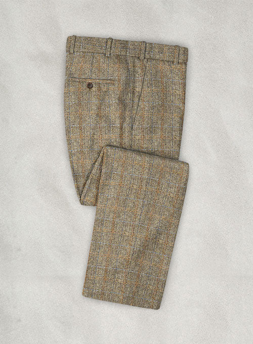 Harris Tweed Ranger Brown Pants - StudioSuits
