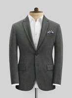 Harris Tweed Ridge Blue Herringbone Jacket - StudioSuits