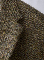 Harris Tweed Ridge Brown Herringbone Jacket - StudioSuits