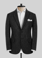 Harris Tweed Royal Charcoal Jacket - StudioSuits