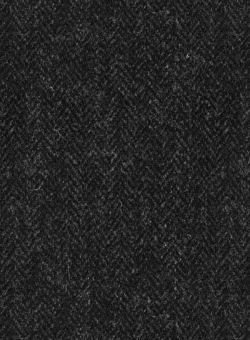 Harris Tweed Royal Charcoal Jacket - StudioSuits