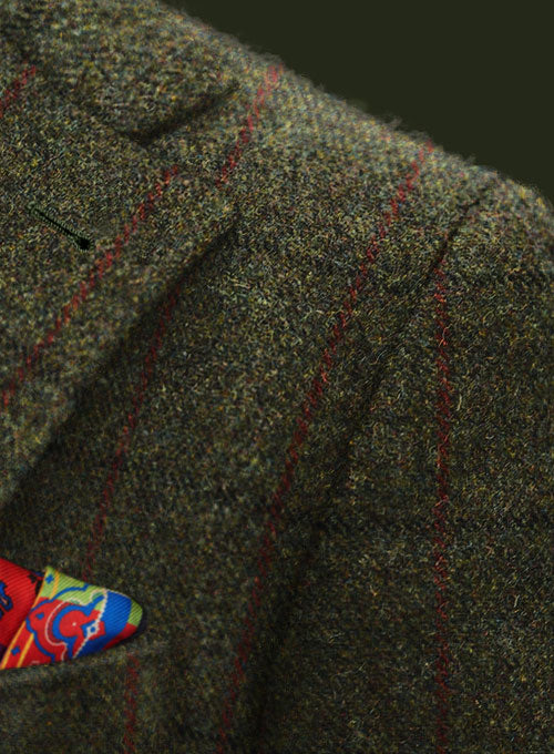 Harris Tweed Seaforth Green Jacket - StudioSuits