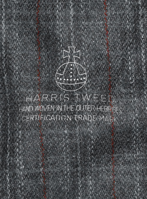 Harris Tweed Welsh Gray Jacket - StudioSuits