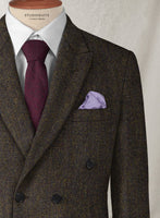 Harris Tweed Melange Brown Jacket - StudioSuits