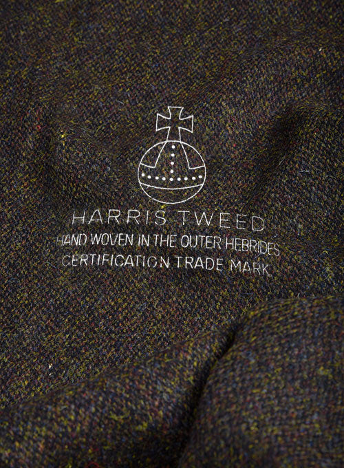 Harris Tweed Melange Brown Suit - StudioSuits